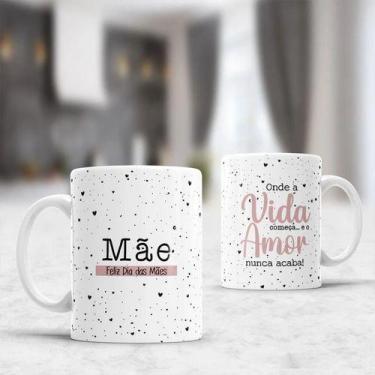 Imagem de Caneca personalizada mãe feliz dia das mães - Livesub