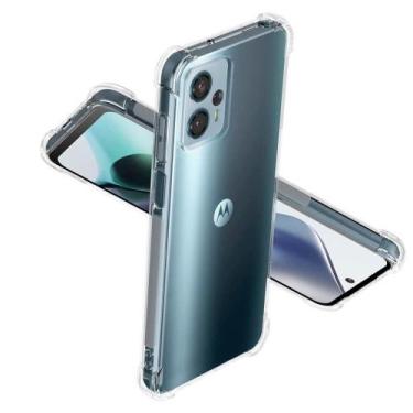 Imagem de Capa Capinha Anti Shock Para Moto G54 5G Transparente Com Bordas - MBO
