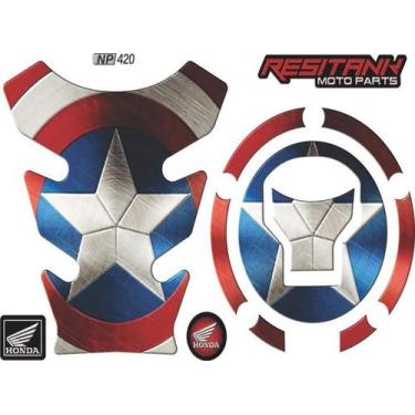 Imagem de Protetor Tanque Tankpad Bocal America M1 Moto Xre 300 - Resitank, Capi