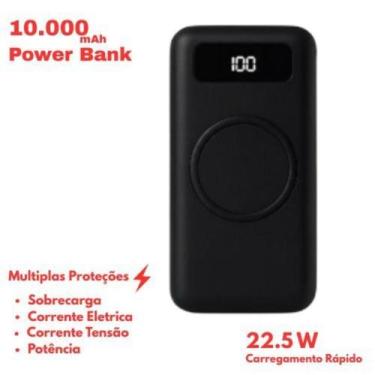 Imagem de Power Bank 10000mAh Compacto com Carregamento Inteligente