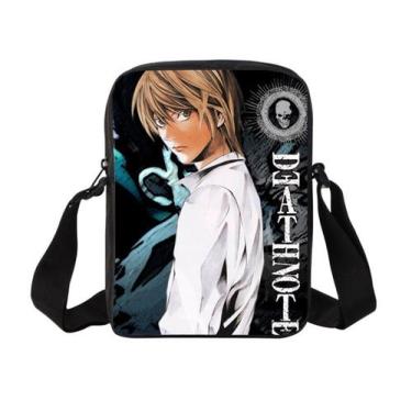 Imagem de Bolsa de ombro Anime Death Note portátil de poliéster 170g - yiweisai