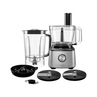Imagem de Multiprocessador Britânia 5 em 1 com Espremedor Jumbo 1300W, Preto, 22