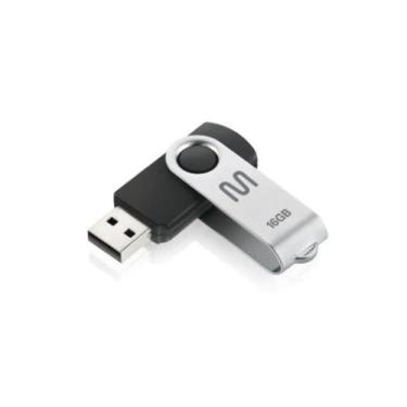 Imagem de Pen Drive 16gb Twist2 Preto/prata Pd588 - MULTI
