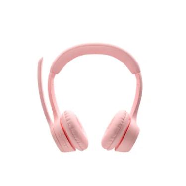 Imagem de Headset Logitech Zone 300 Conexão Sem Fio Bluetooth Cancelamento De Ruído Usb-c Rosa 981-001411