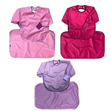 Imagem de KIT 3 BABADORES MANGA LONGA + EXTENSORES IMPERMEÁVEIS BLW (MENINA)