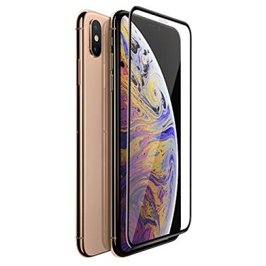 Imagem de Geonav, Pelicula de vidro Premium 3D para iPhone XS Max, Transparente, Proteção de superfície oleofóbica e hidrofóbica, Proteção total da tela, GLIPXM3D