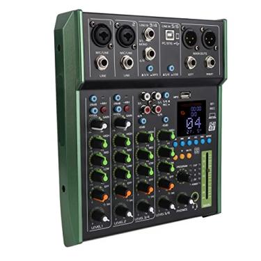 Imagem de Mixer Digital, Interface USB do Mixer de Som de Instalação Sem Drive para Palco (Plugue UE)