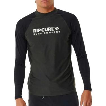 Imagem de Camiseta Rip Curl Surf Shockupf L/S Sm24 Black Marle