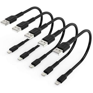Imagem de ULIFTUS Cabo de carregamento USB para Lightning, 1,5 m, 5 unidades, compatível com iPhone 12/11/10/9/8/7/6/5/SE/5s/5c/5, iPad Air/Mini e iPod Touch 5ª geração