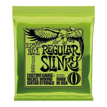 Imagem de Encordoamento de guitarra ernie ball 0.10