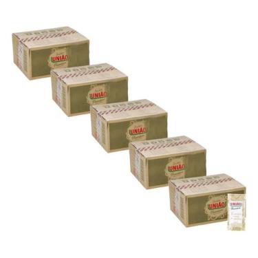 Imagem de Açúcar Refinado Granulado Em Sachês União Caixa Kit 5 - Geral