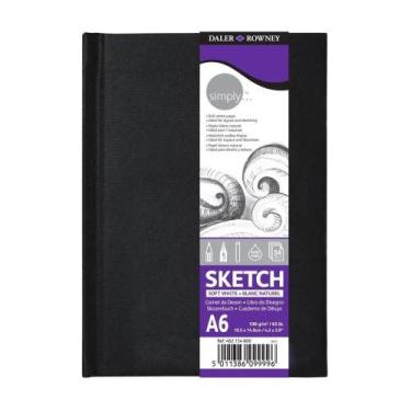 Imagem de Bloco Sketchbook Daler Rowney 100g/m² A6 54 Folhas  - DALER & ROWNEY