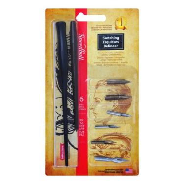 Imagem de Kit Caligráfico Speedball Sketching Delinear 2964 