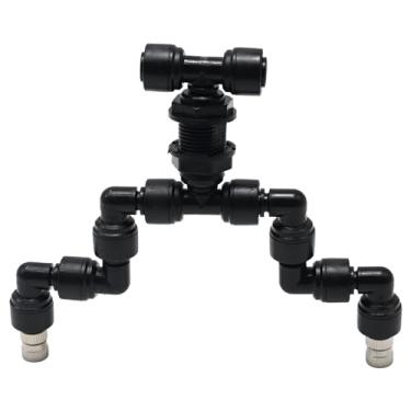 Imagem de Bocal de pulverização de nebulização de répteis para tanque de floresta tropical para animais de estimação, bocal ajustável de réptil, borrifador de névoa para cobertura total de água, micro bicos de