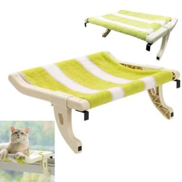 Imagem de Cama Suspensa Gato Pet Janela Caminha Luxo Vista Panoramica Relaxante 