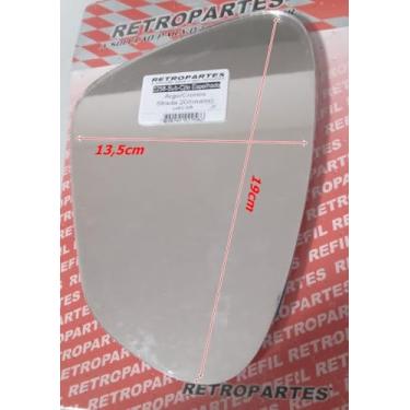 Imagem de Espelho Retrovisor Lado Direito, Base Acoplada, para Fiat Argo, Cronos 2021-2023, Strada 2020-2025