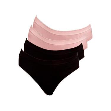 Imagem de Kit com 4 Calcinhas Biquíni Hope S38020 Colorido, Bege, G