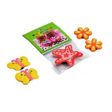 Imagem de 2 Pacotinhos de Pins Botons Para Croc Kit Sandalias (variados - Menina