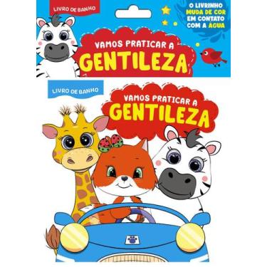 Imagem de Livro - Vamos praticar a gentileza Livro de Banho