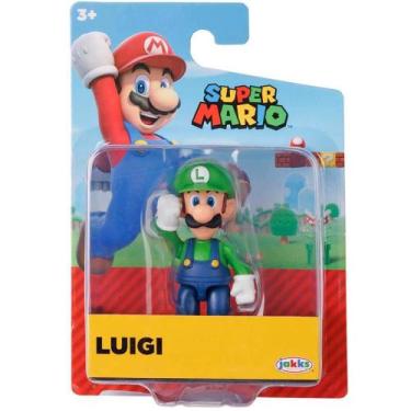 Imagem de Figura articulada super mario wave 25a 6cm sunny, Luigi, UN