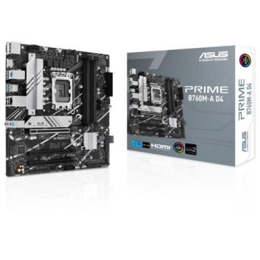 Imagem de Placa-Mãe ASUS Prime B760M-A, Intel LGA 1700, D4, mATX, DDR4, Preto - 