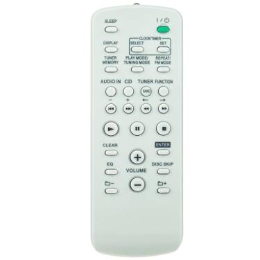 Imagem de Comandante de áudio de controle remoto de substituição RM-SC55 compatível com receptor estéreo Sony MHC-EC55 MHC-EC68 HCD-EC55 MHC-EC77 MHC-GX99 HCD-GX99 CMT-HPR90 HCD-EC77 HCD-EC68 HCD-HPR90