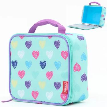Imagem de Lancheira Térmica Infantil Corações Coloridos - Thermos