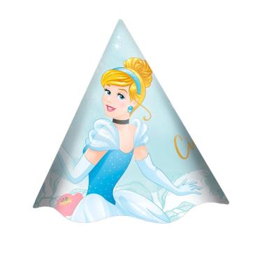 Imagem de Chapéu De Aniversário Cinderela Clássica - 12 Unidades