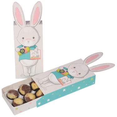 Imagem de Caixa Para Bombom Coelho Fotógrafo - 5 Unidades