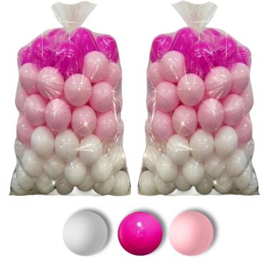 Imagem de Kit 100 Bolas Para Piscina De Bolinhas Cores Bb Bolinhas Baby Fashion