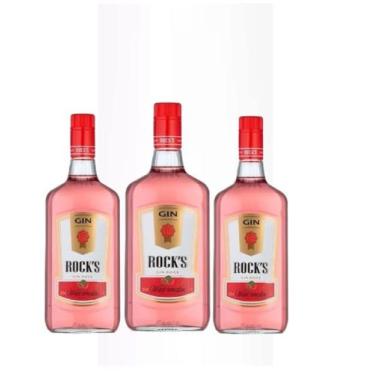Imagem de Gin Rocks Melancia 1L - Kit 3 Garrafas - rocks