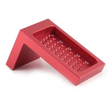 Imagem de Zerodis Regra de Calibração Transversal de Liga de alumínio: óxido e Ferramentas Duradouras para Marcas de Linha Cruzada Precisas