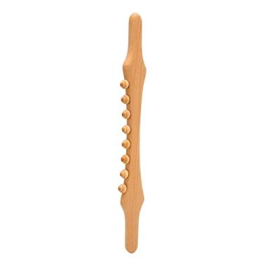 Imagem de OKJHFD Wooden massage stick relieves fatigue and enhances overall immunity. Trigger point massage with beech wood stick