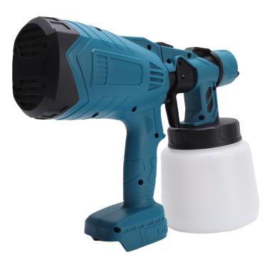 Imagem de Depisuta Pintura de Pulverizador de Tinta Sem Fio, 18V 200W Polpitador de Tinta Elétrica de Alta Pressão Com Contêiner de 1200 Ml, 200-300mm Sistâncias de Spray Ajustáveis ​​e Larguras