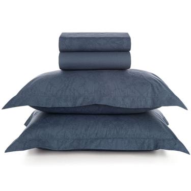 Imagem de Jogo de Cama Queen Karsten 100% Algodão Percal 200 Fios 