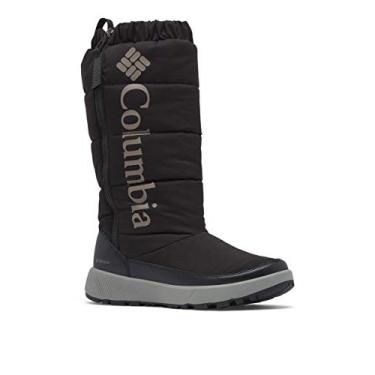 Imagem de Columbia Bota de neve feminina Paninaro Omni-Heat Tall, Preto/Stratus, 5
