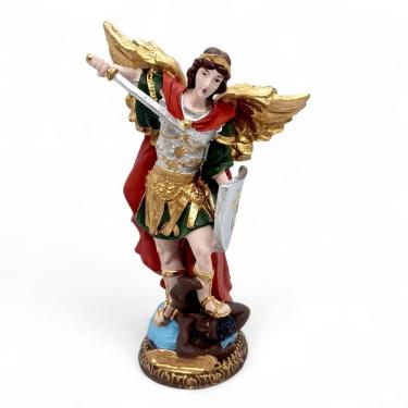 Imagem de Imagem São Miguel Arcanjo Detalhado Batalha Celestial 15 cm
