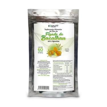 Imagem de Óleo de Fígado de Bacalhau 400mg Refil 60 Cápsulas - Equality Suplemen