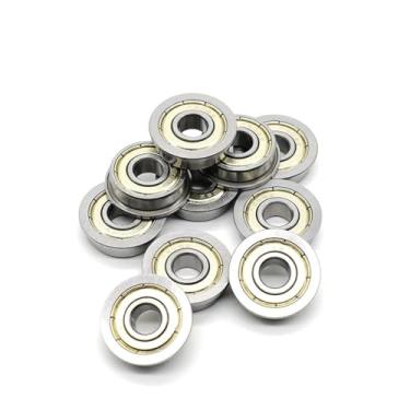 Imagem de 10 peças ABEC-7 Rolamento de esferas de flange 6x19x6 mm F626ZZ Miniatura Deep Groove flangeado para impressoras 3D peças polia roda