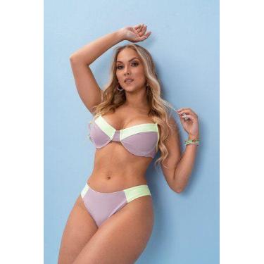 Imagem de Conjunto Calcinha Áqua e Bojo Honey - Hellen Carolina, P