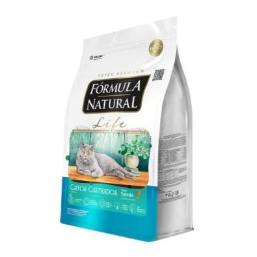 Imagem de Ração Fórmula Natural Life Gatos Castrados Salmão 10,1kg - ADIMAX