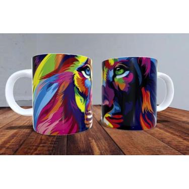 Imagem de Xicara de porcelana 325ml ref0023 - casa fé