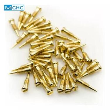 Imagem de 01 Cento Parafuso Guia Conserto Armação Óculos 1,2 1,4 Prata Dourado h