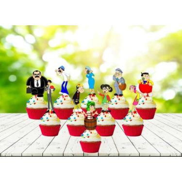 Imagem de Tag de Cupcake Chaves 20 tags - Nicolados