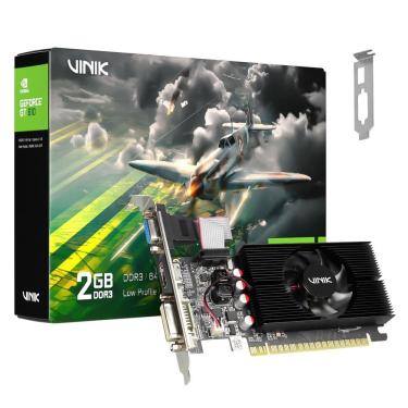 Imagem de Gpu Nvidia Geforce GT 610 2GB DDR3 64 BIT Vinik Single FAN GPUVK6102GBLP0H2