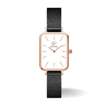 Imagem de Relógio Feminino Quadrado Rose Vermont minimalista New Port