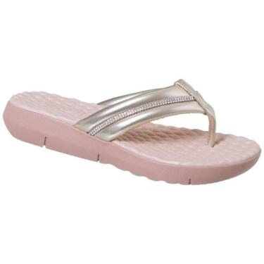 Imagem de Tamanco chinelo dijean original e confortavel, Ouro ligth, 36