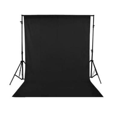 Imagem de Fundo Fotográfico Infinito 3,00x1,85 Verde Chroma Key Tecido(Preto)