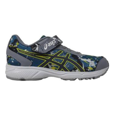 Imagem de Tênis ASICS Fantasy 4 - Infantil - Cinza/Amarelo - tam: 26