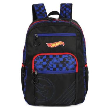 Imagem de Mochila escolar menino bolsa notebook infantil hot wheels - Luxcel, Pr